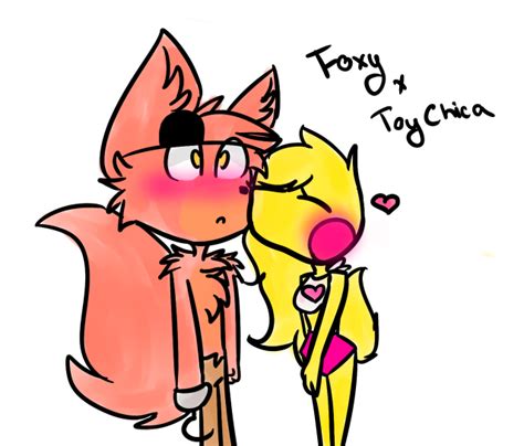 Foxy X Toy Chica By Springy Sweet On Deviantart
