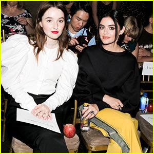 Lucy Hale Kaitlyn Dever Sit Front Row For Oscar De La Renta Show