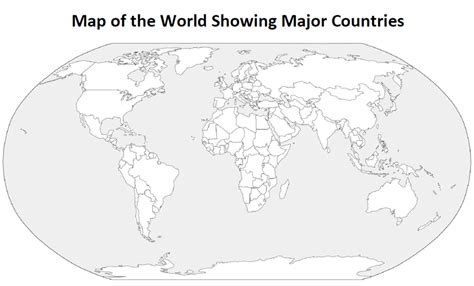 Free Printable World Maps World Map Outline World Map Printable Images