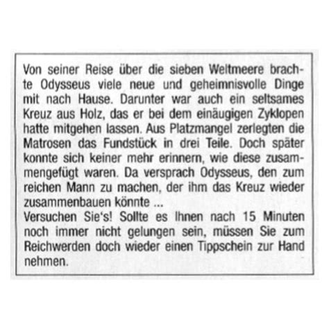 Steht ihre rätselhafte pyramide schon oder rollen sie immer noch rätselratend die einzelteile über den tisch. Das rätselhafte Kreuz - Puzzle, 3,99