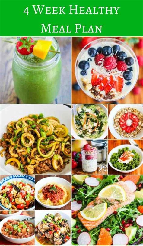 Reboot Your Diet With A 4 Week Healthy Eating Meal Plan