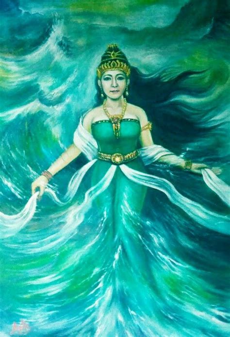 Dia adalah seorang pelukis naturalis yang membuat karyanya begitu mirip dengan aslinya. #ilustrasi#Nyi_Roro_Kidul #Roro_Kidul #Ratu_Kidul #Ratu # ...