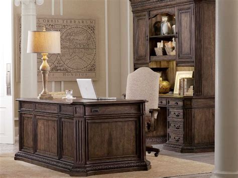 It is therefore essential that the style of the one you buy be kept in balance with the image of your business. Hooker Furniture Rhapsody Rustic Walnut 74''L x 40''W ...
