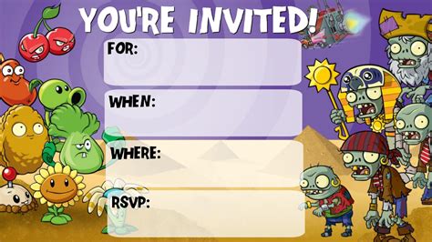Home And Garden Party Supplies Personalized Plants Vs Zombies Garden