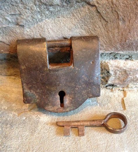 Old Antique Locks Antique Door Lock And Key Old Fashioned Etsy