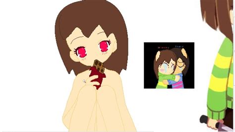 Undertale Chara Eating Chocolate Paint Youtube