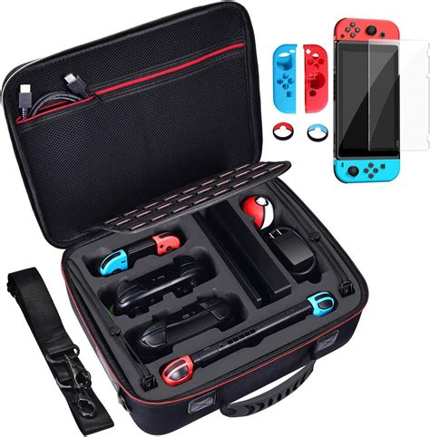 Diocall Deluxe Carrying Case Compatible With Nintendo Switch And Switch