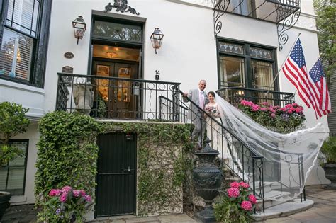 Savannah garden elopement wedding packages begin at $1,400 + tax for standard king rooms, and balcony suites begin at $1,500 + tax. Savannah Elopement and Small Wedding Packages | Ballastone Inn