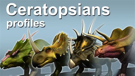 ceratopsians profiles youtube