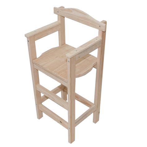 Chaise haute enfant en bois  pi ti li
