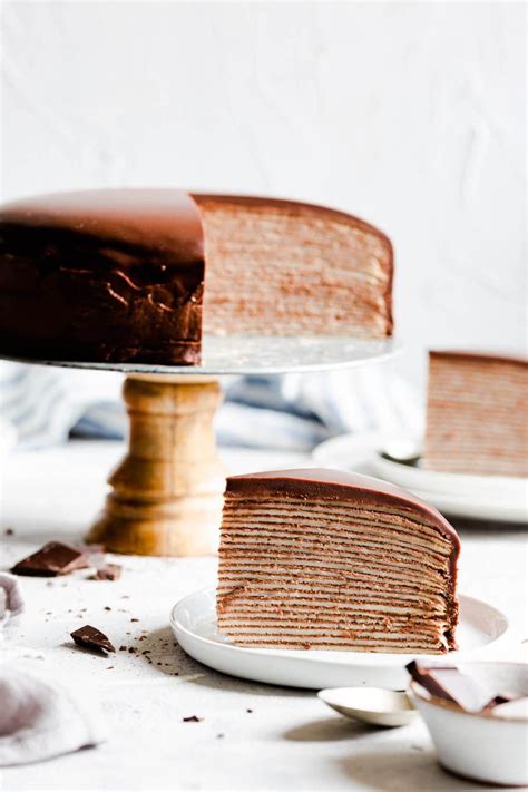 Delicious And Surprisingly Easy Recipe For Chocolate Crepe Cake From