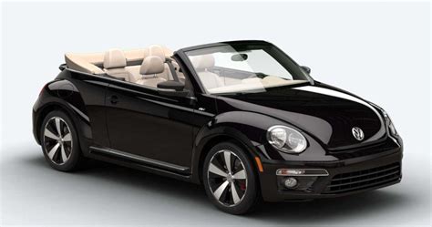 Black Pearl 2015 Vw Beetle R Line Convertible With Tan Roofinterior