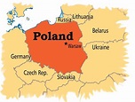 Varsovia, polonia mapa de Polonia, capital del mapa (de Mazovia - Polonia)