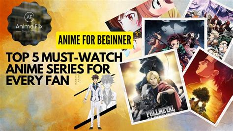 Top 5 Best Anime For Beginners A Must Watch Starter Guide Youtube