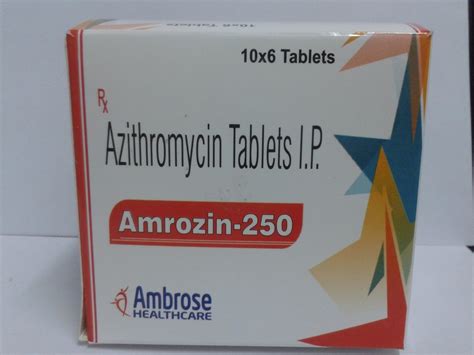Azithromycin 250 Mg Tablet At Best Price In Chandigarh By Ambrose