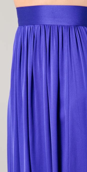 Lyst Rachel Zoe Venessa Maxi Skirt In Blue