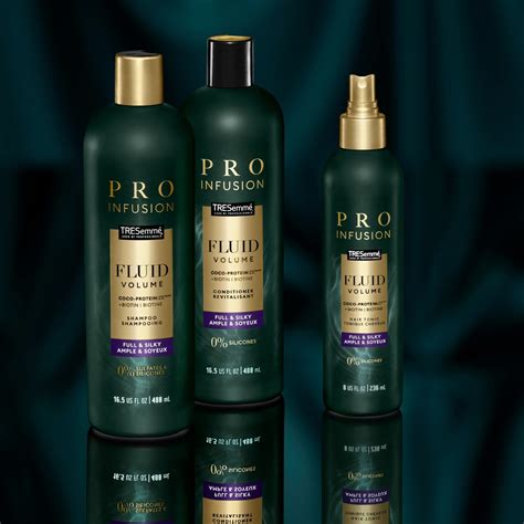 Shiny Hair Tresemmé Pro Infusion Fluid Smooth Hair Products Tresemmé Us