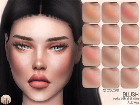 Busra Trs Contour Blush Bh04 Sims Sims 4 Cc Makeup Sims 4