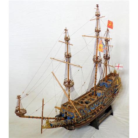 Lot Ship Model Sovereign Of The Seas A 17th Century Warship Of The