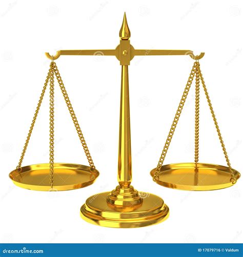 Golden Scales Of Justice Stock Photo Image Of Comparison 17079716