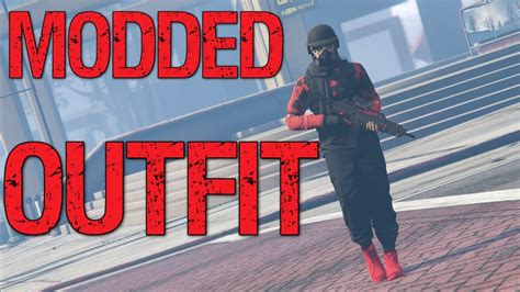 How To Make A Dope Modded Rng Outfit Gta Online Youtube