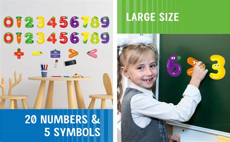 Magnetic Numbers And Math Symbols Educational Learning Tool