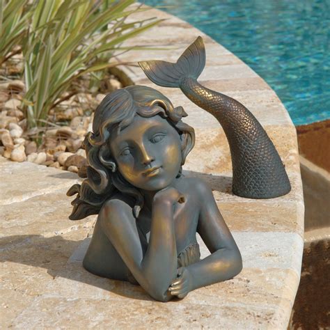 Large Mermaid Statues For Garden Attractive And Beautiful