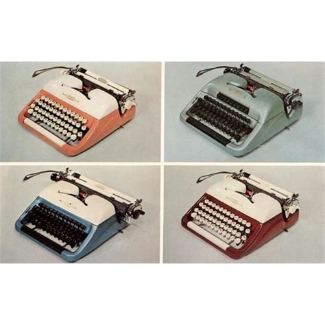 Vintage Four Typewriters Postcard Historic Milwaukee Inc