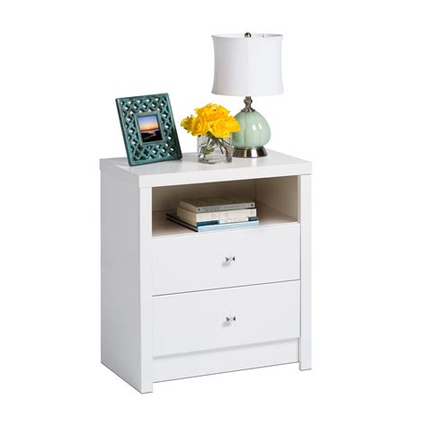 Calla 2 Drawer Tall Nightstand With Open Cubbie By Prepac