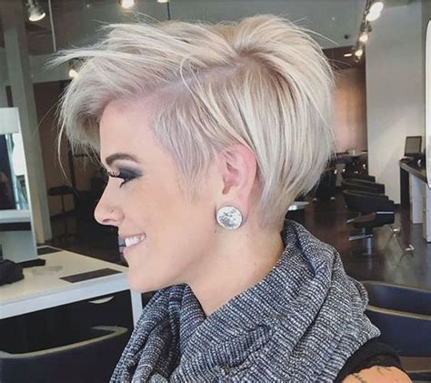 We did not find results for: Picture Of a side swept longer pixie haircut with a side ...