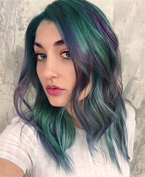 Smoky Emerald And Purple Vivids Color Melt By Breannaanythingbutbasic