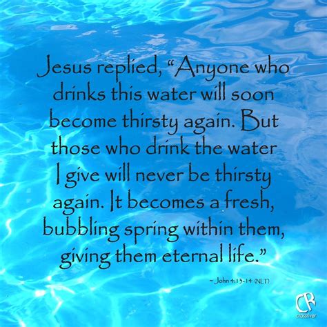 Bible Quotes About Water Inspiration