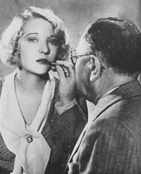 Max Factor Touches Up Dorothy Mackaills Lipstick Old Hollywood Movie