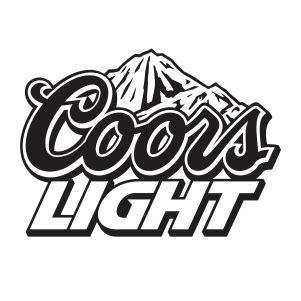 Coors Light Logo Silhouette
