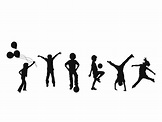children playing silhouette clipart 10 free Cliparts | Download images ...