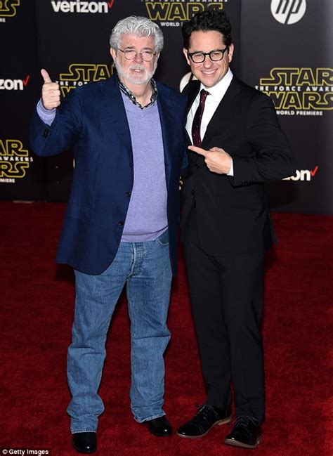 Star Wars Creator George Lucas Gets Chummy With Jj Abrams