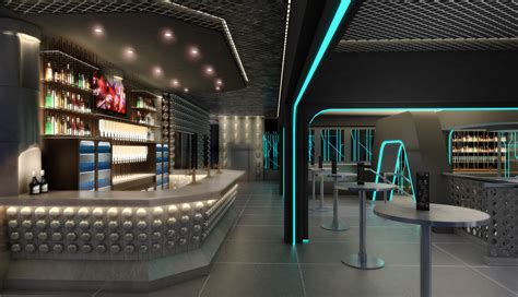 Futuristic Interior Design For Modern Nightclub Design By Award