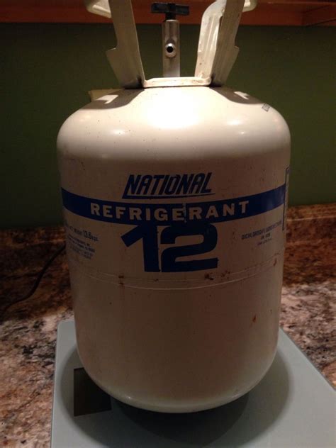 National Refrigerant R12 30 Lb Refrigerant National Vodka Bottle