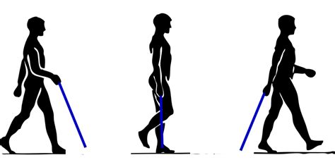 People Walking Stick Free Vector Graphic On Pixabay