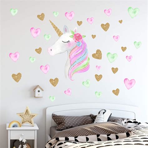 5 Unicorn Inspired Wall Designs For Kids Room Unicorn Wonders