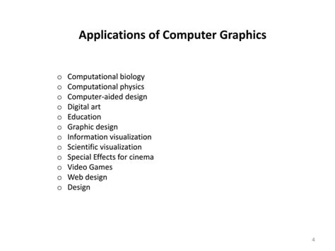 Overview Of Computer Graphics