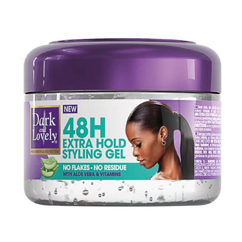 Dark And Lovely Extra Strong Fixing Styling Gel 48h Aloe Vera 250ml