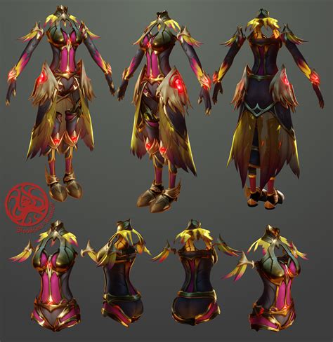 Fireplume Regalia Remodelled Higher Poly Version 2 By