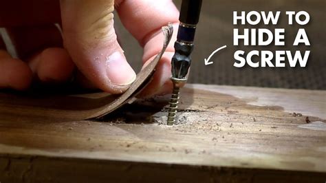 How To Hide A Screw The Best Way Quick Tip Youtube
