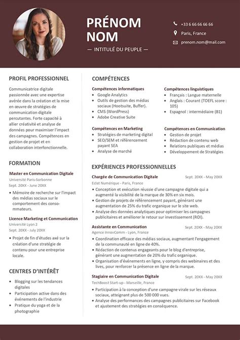 Cv Par Compétences Exemple Gratuit Et Conseils