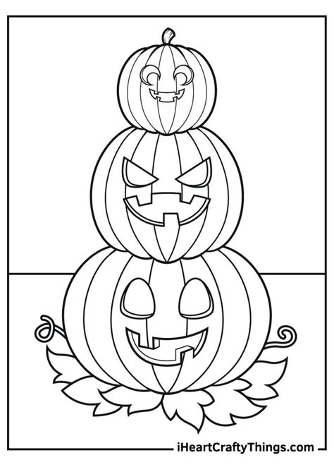 Jack O Lantern Coloring Pages Updated 2022