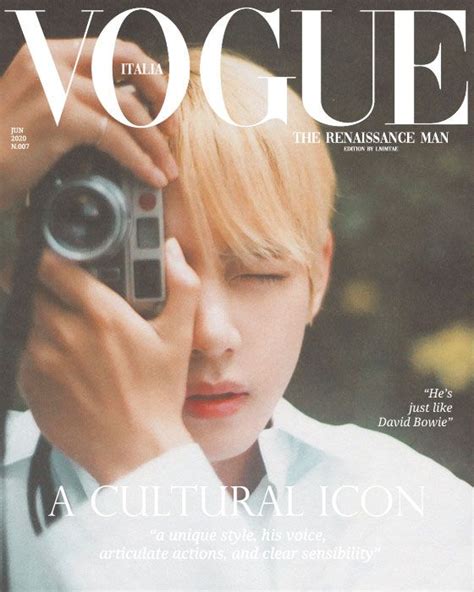 Taehyung V Bts For Vogue Magazine Cover Jun2020 Edition Edit