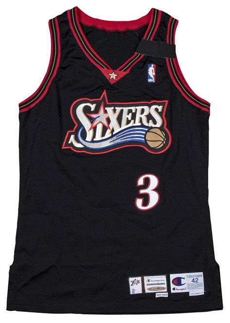 Iverson is one of the most prolific scorers in nba history despite his small stature (6'0 and 165 lbs). Lot Detail - 1999-2000 Allen Iverson Game Used ...