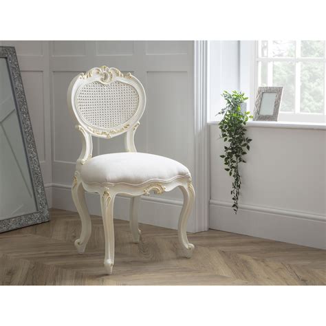 Provencale Antique White French Style Bedroom Chair French Bedroom