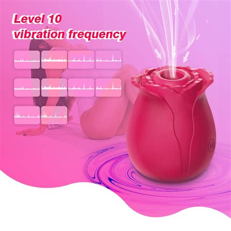 Buy Rose Shape Vagina Sucking Vibrator Intimate Good Nipple Sucker Oral